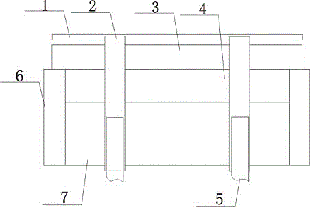 Pile foundation construction structure