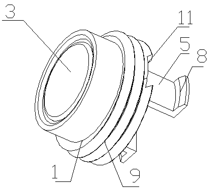 Automatic flow stopping device adopting pipe inner pressure, and application thereof