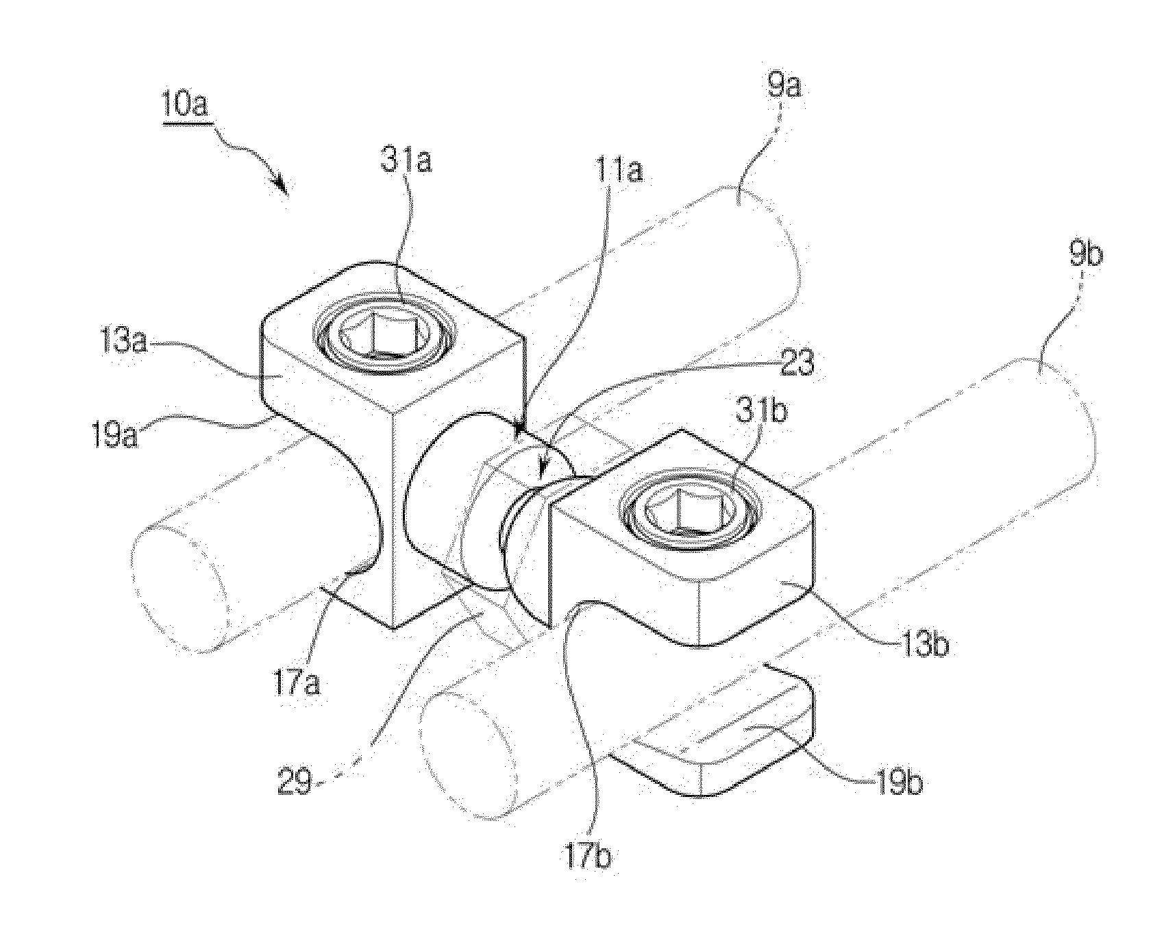 Side click connector apparatus for connection of spinal rods