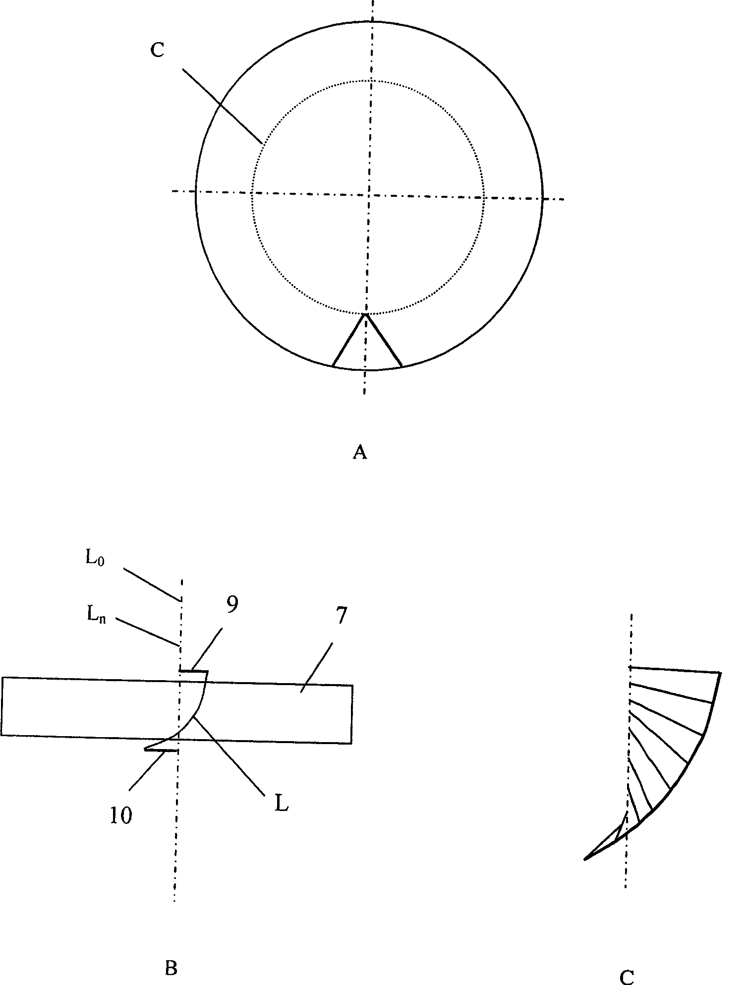 Multi-electrode spiral feeding integral blade wheel inter-blade passage electrolytic machining method