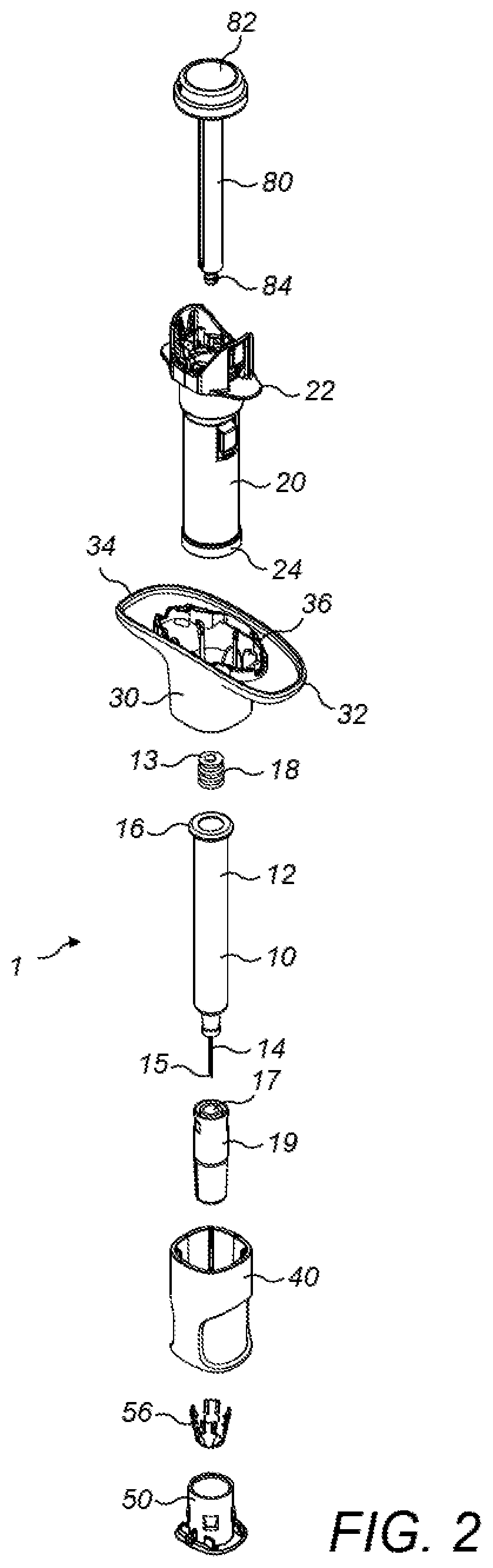 Cap for an injector