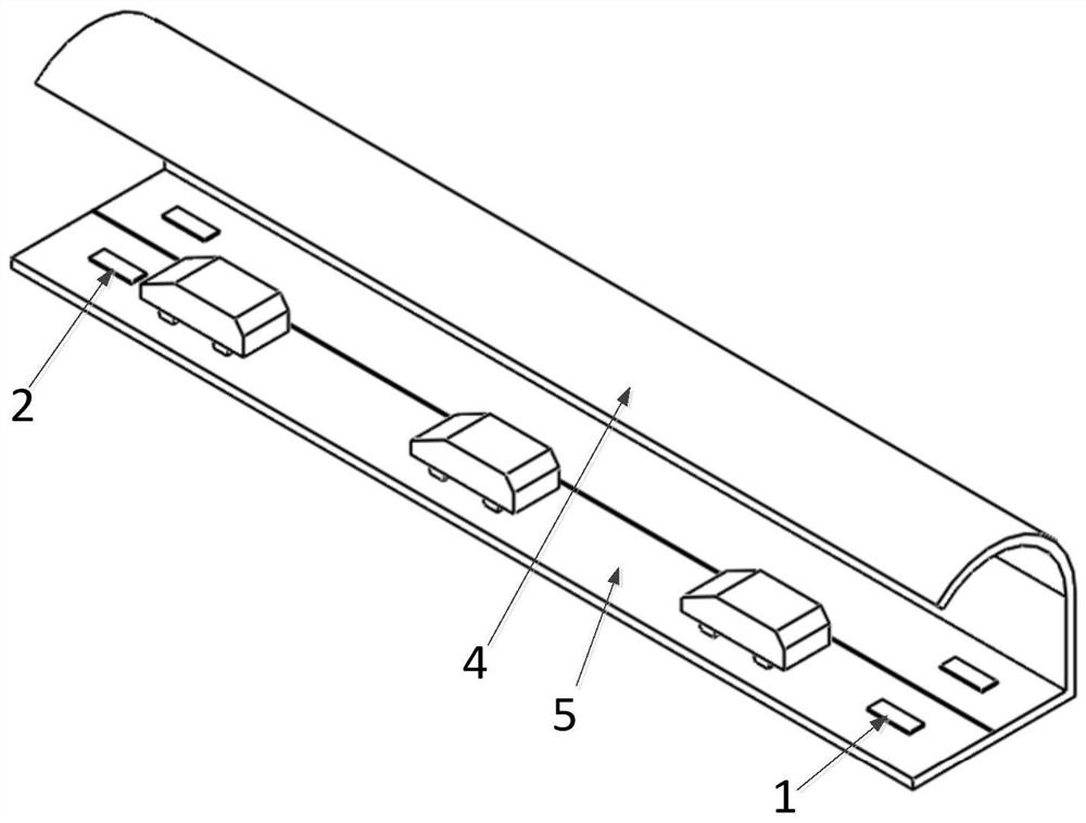 A kind of whole-process monitoring system and monitoring method of driving in tunnel