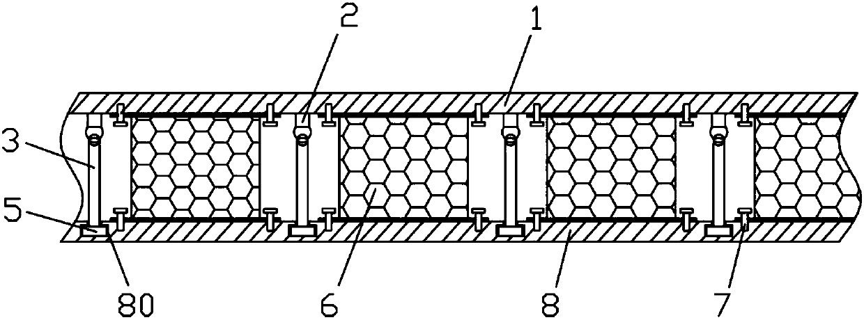 Impact resistant platform for ship