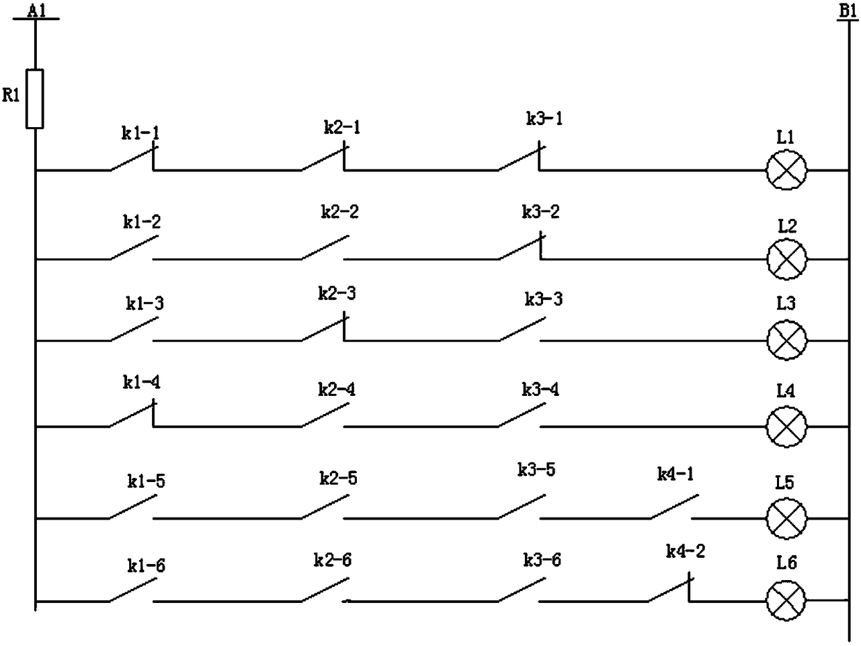 A three-phase ring network cabinet secondary nuclear phase device and its nuclear phase method