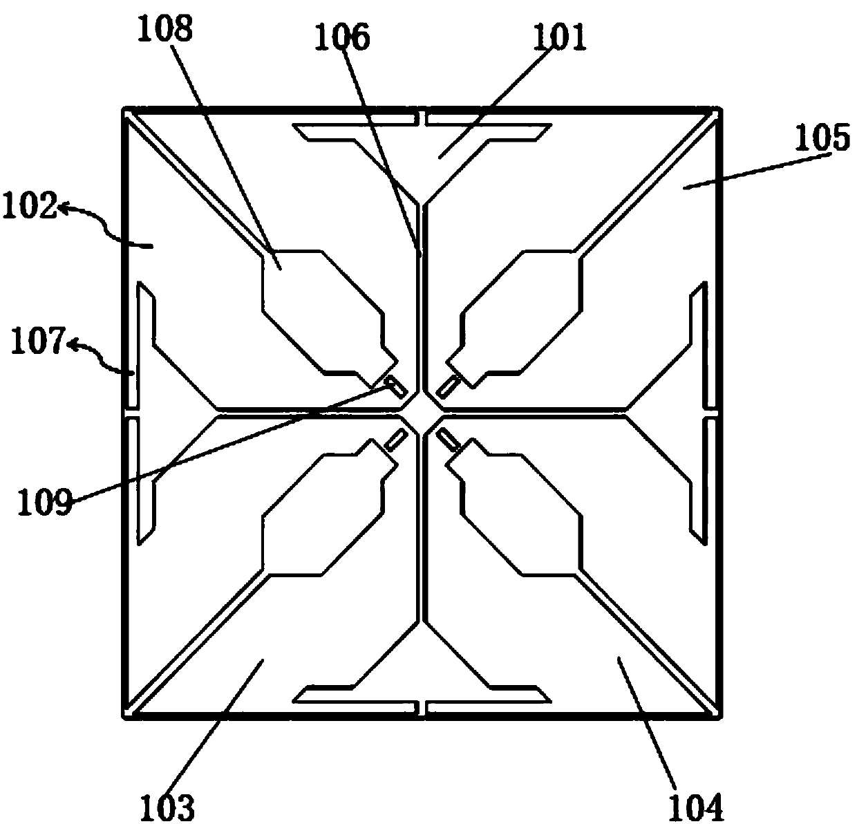 One-sixteenth-wavelength ultra-low-profile dual-polarized oscillator unit and base station antenna