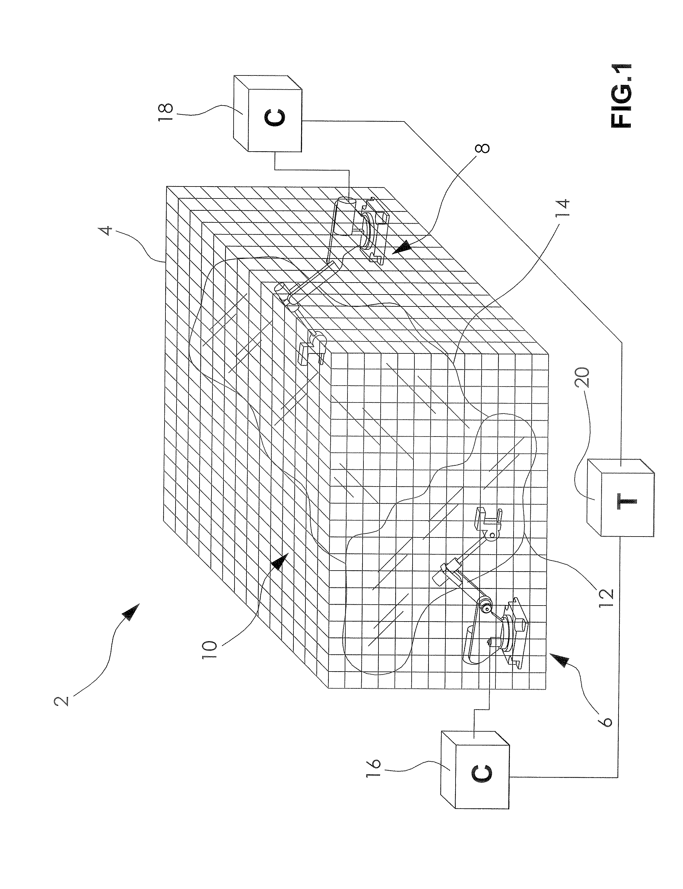 Multi-arm robot system interference check via three dimensional automatic zones