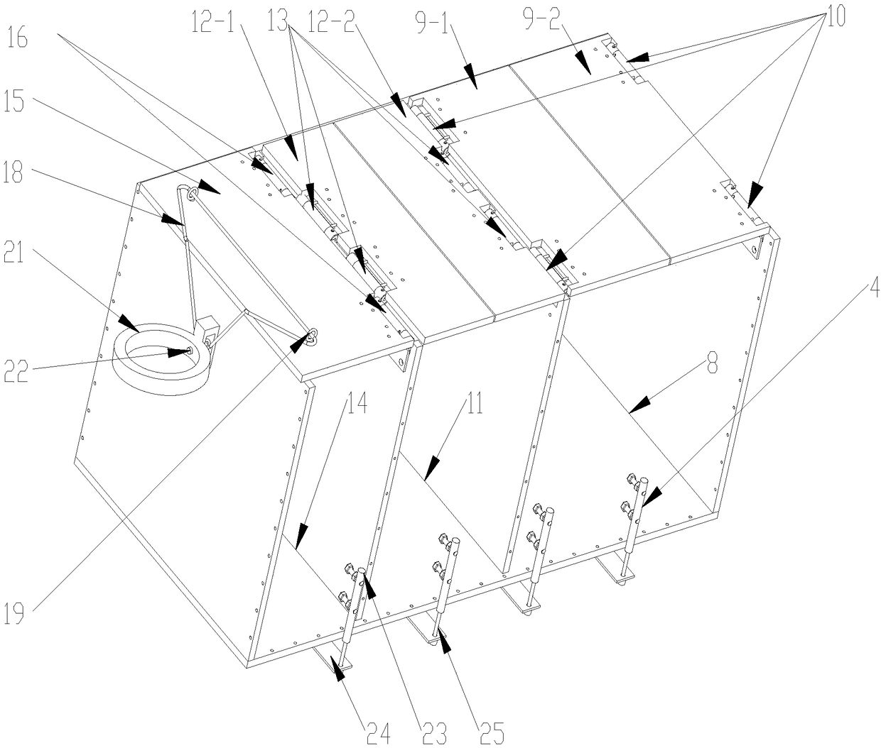 A kind of manned submersible sampling multifunctional mineral biological storage box