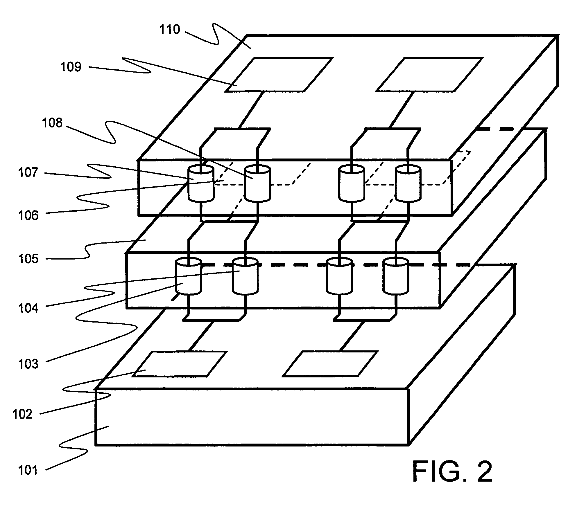 Stacked semiconductor device