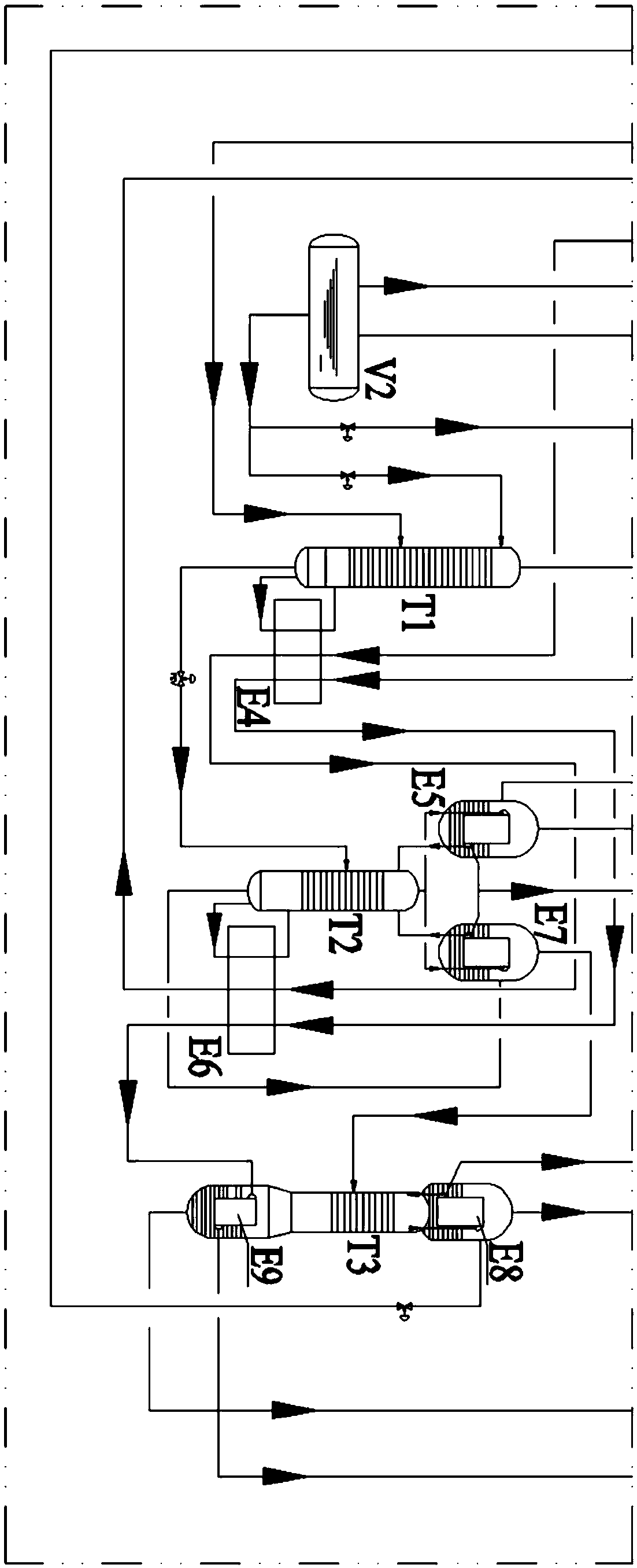 Nitrogen cycle refrigeration carbon monoxide cryogenic separation device and technology