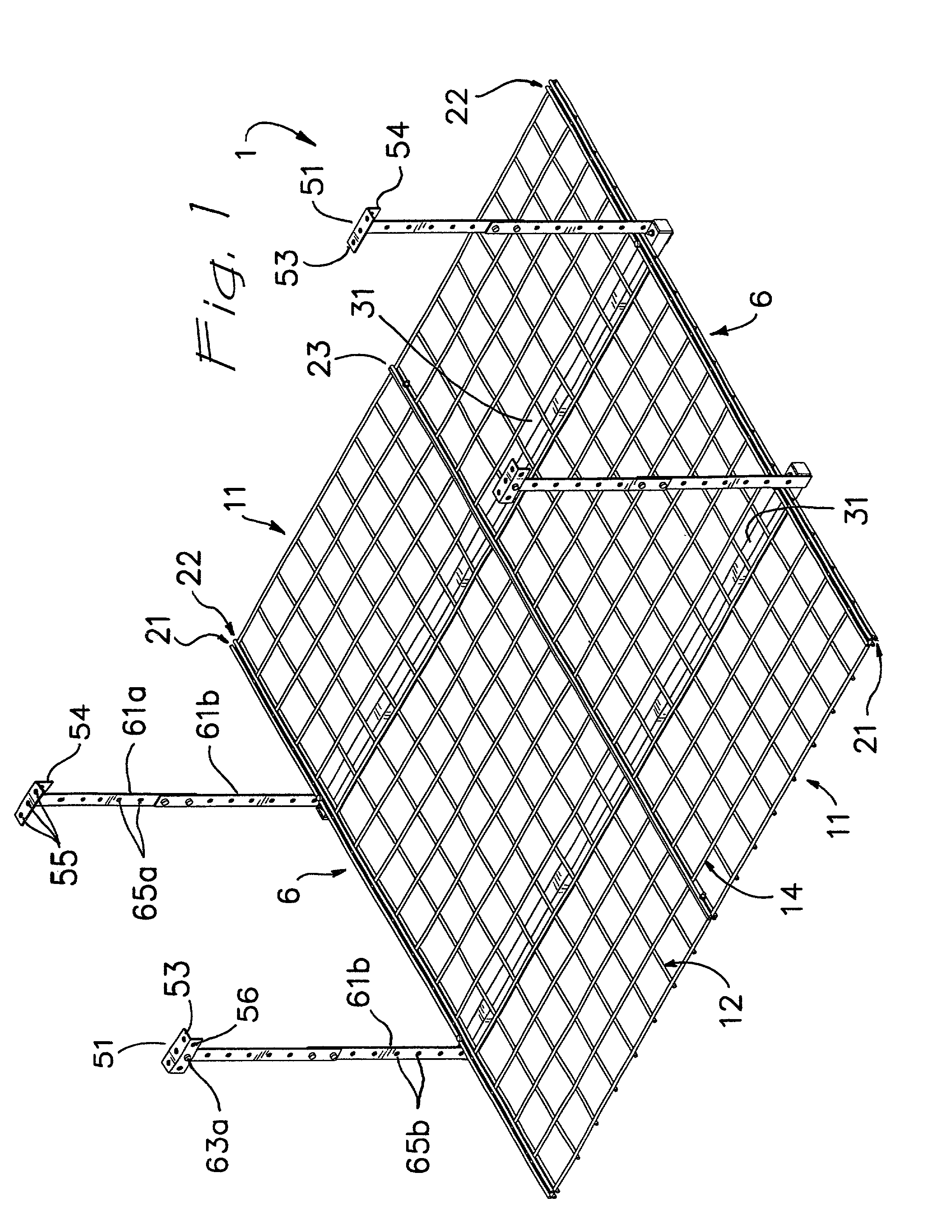 Suspended storage structure