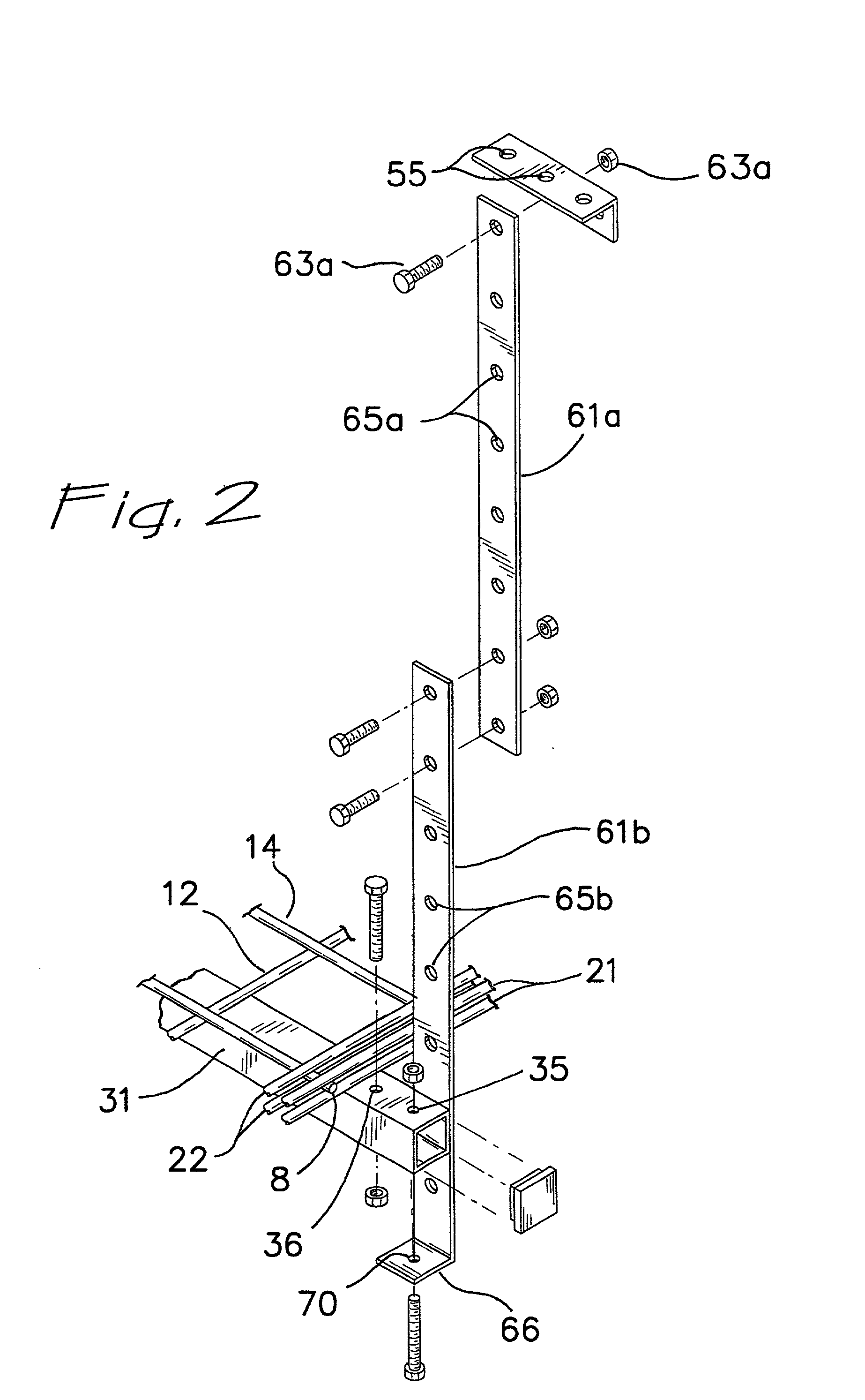 Suspended storage structure