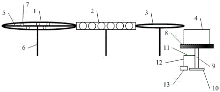 Relatively-high-safety automatic material collecting equipment