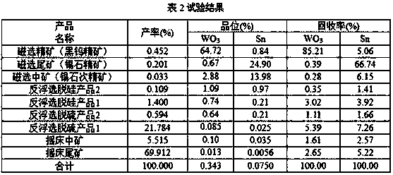 A beneficiation process of fine-grained tungsten-tin co-associated ore