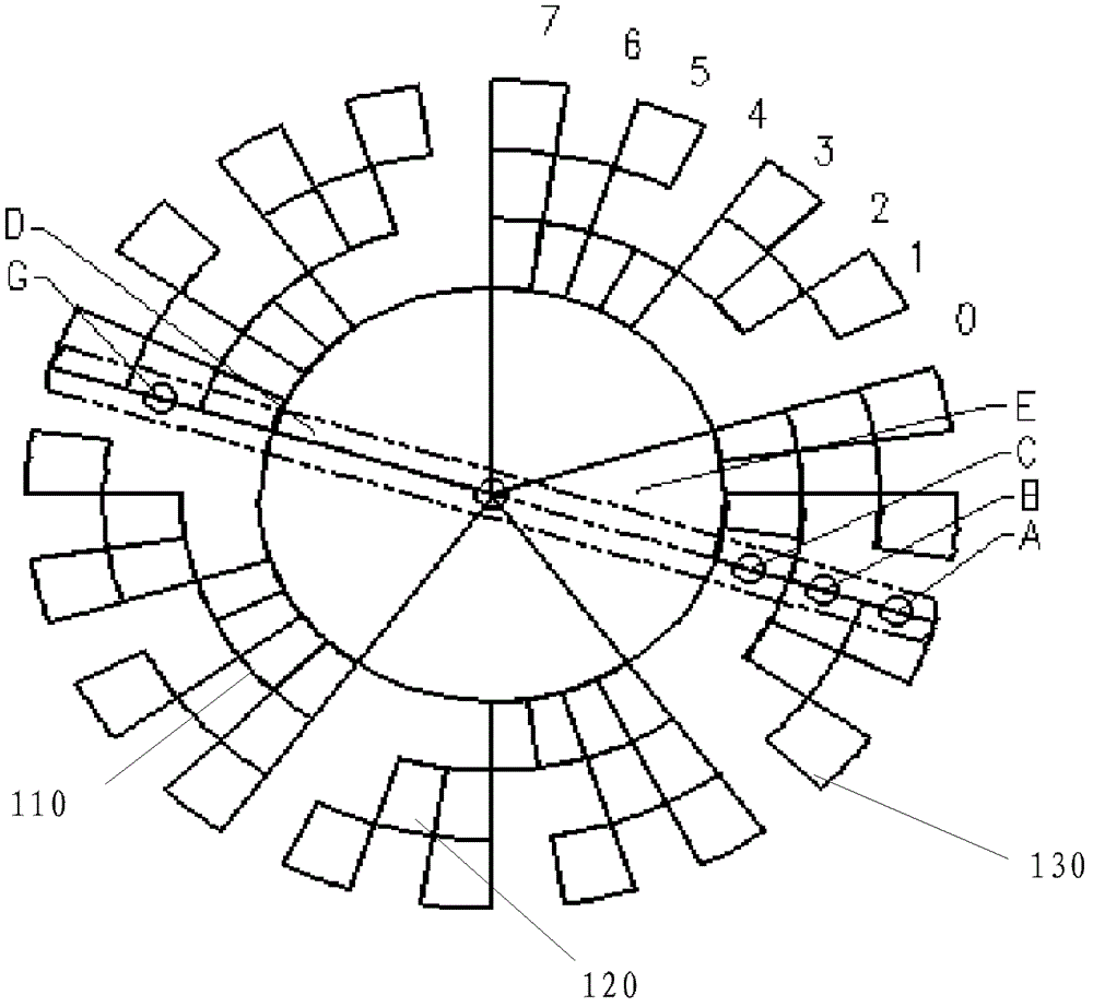 Angle measuring device, measuring method and automobile with the angle measuring device