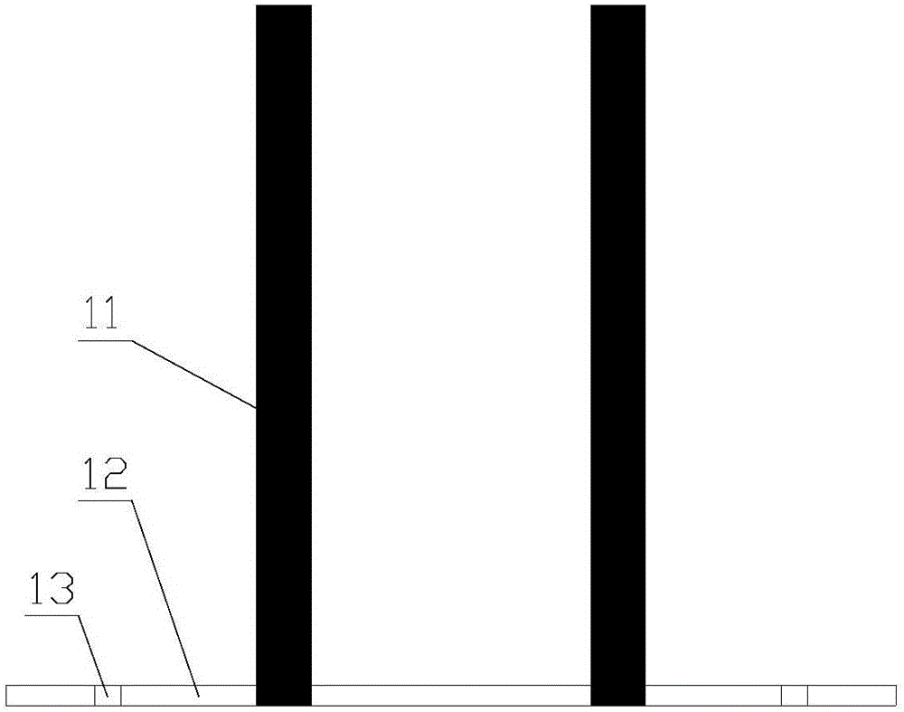 Swing type traffic violation information acquisition device adopting spliced vertical column