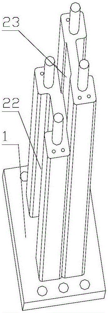 Swing type traffic violation information acquisition device adopting spliced vertical column