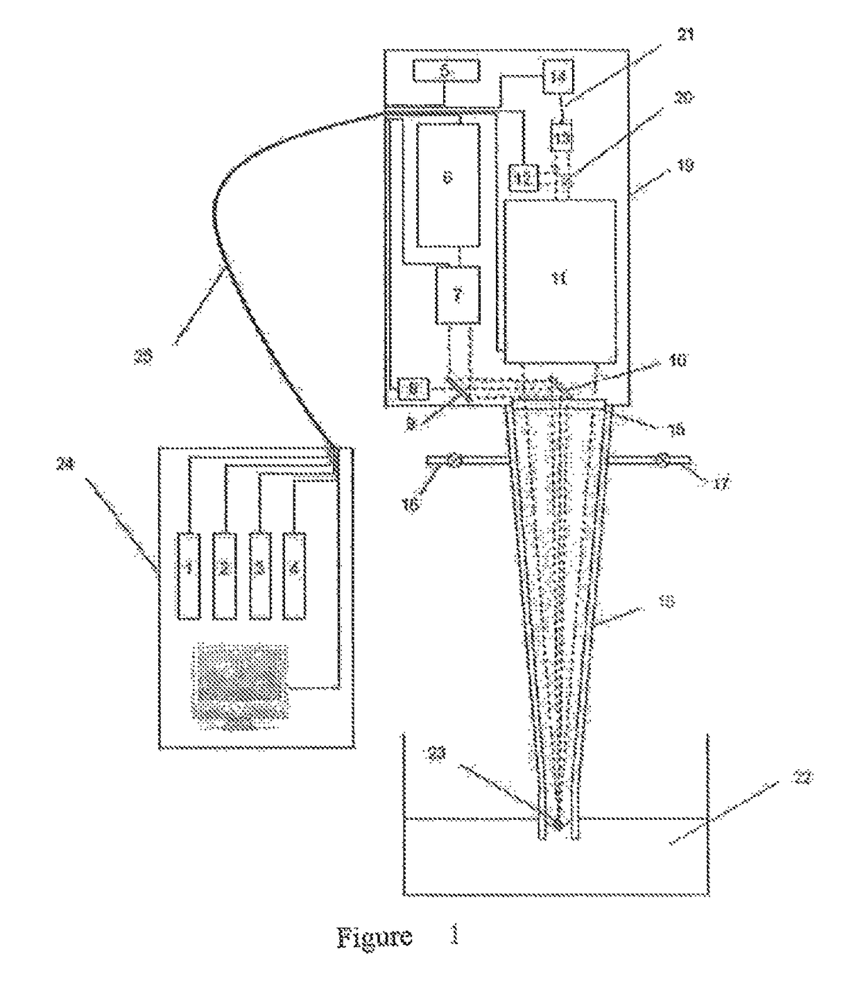 In-situ on-line detection device and method for long-distance metallurgical liquid metal component