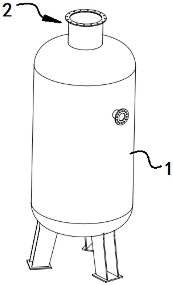 Exhaust gas spraying pressure protection device