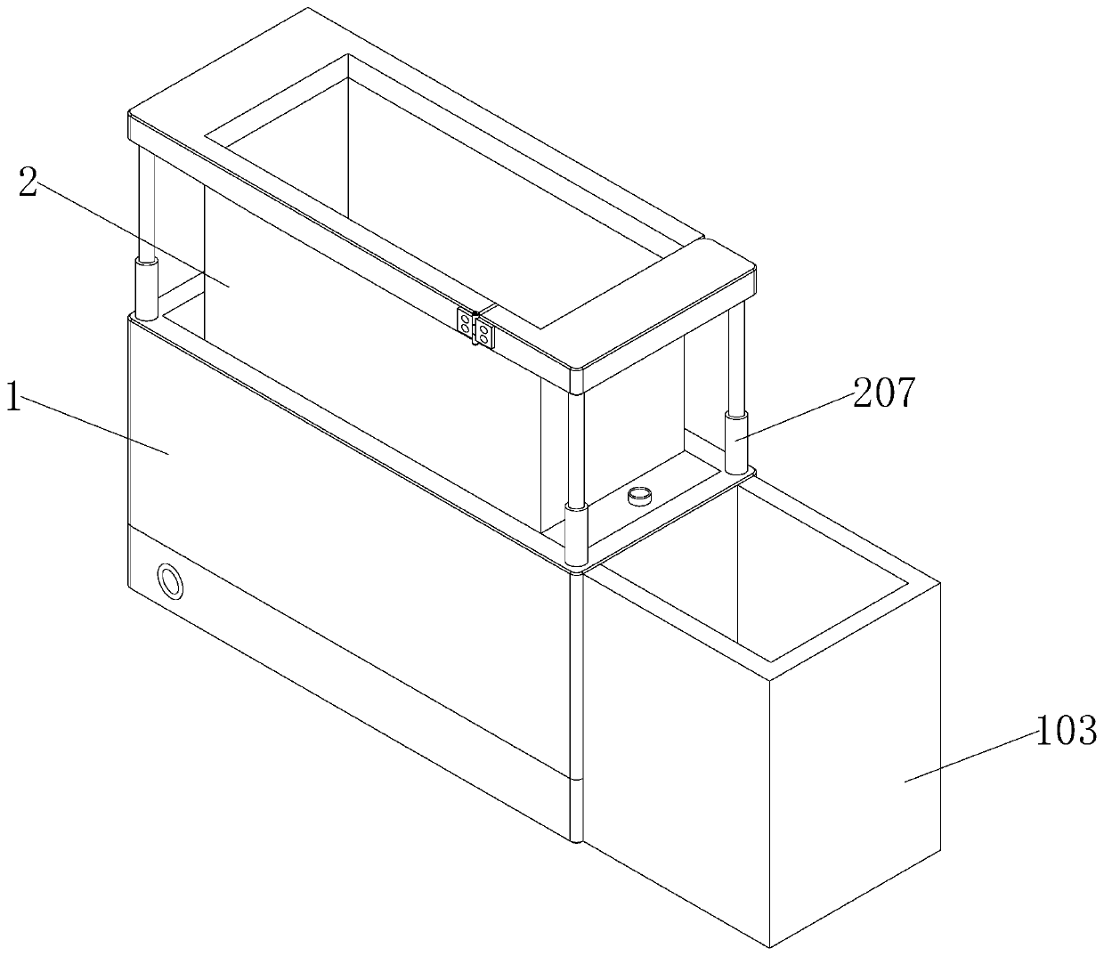 Bracket cleaning device for production of LED lamps