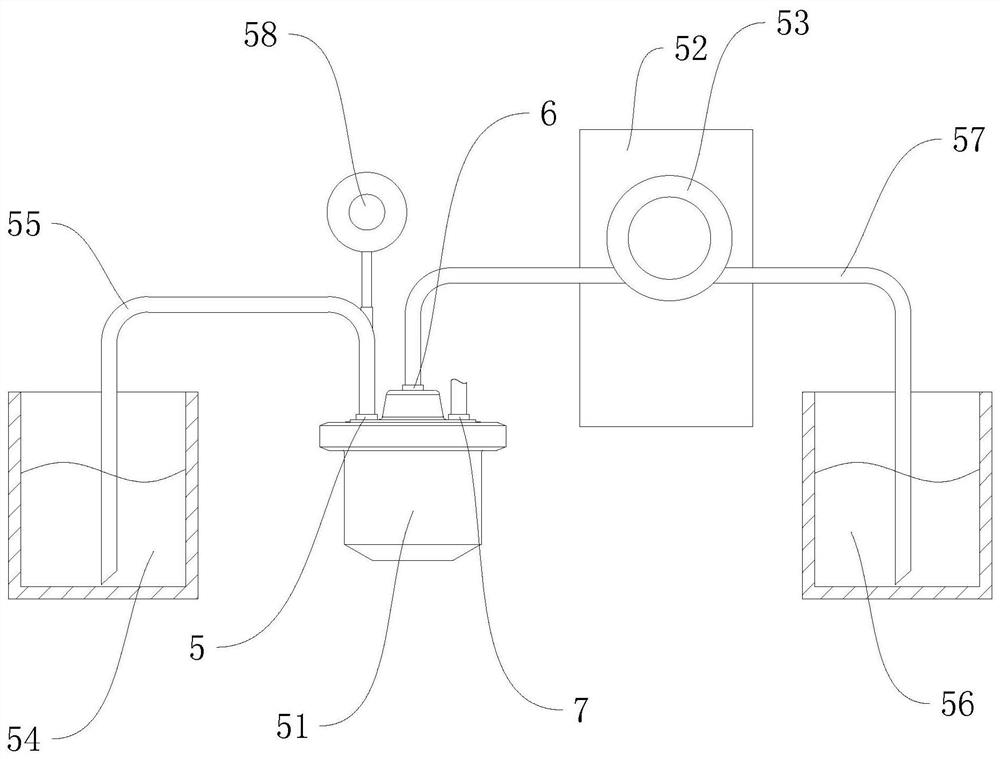 Water-based ink filtering system and filtering method