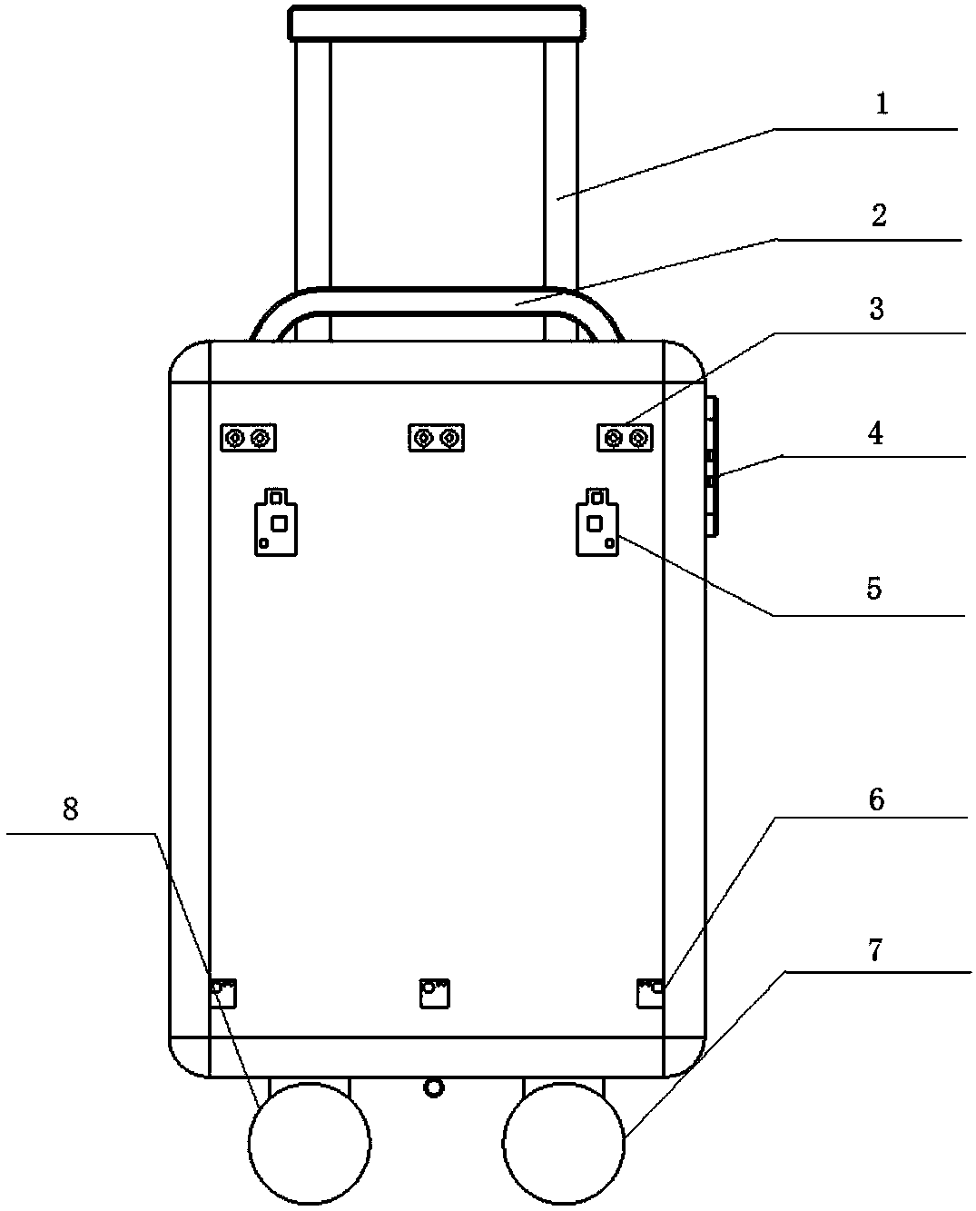 Automatic-speed-regulation following obstacle-avoiding traveling case based on UWB (Ultra-wide Bandwidth) and following algorithm