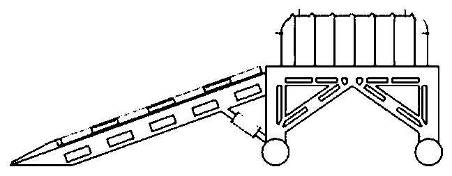 Device for relieving highway traffic jam