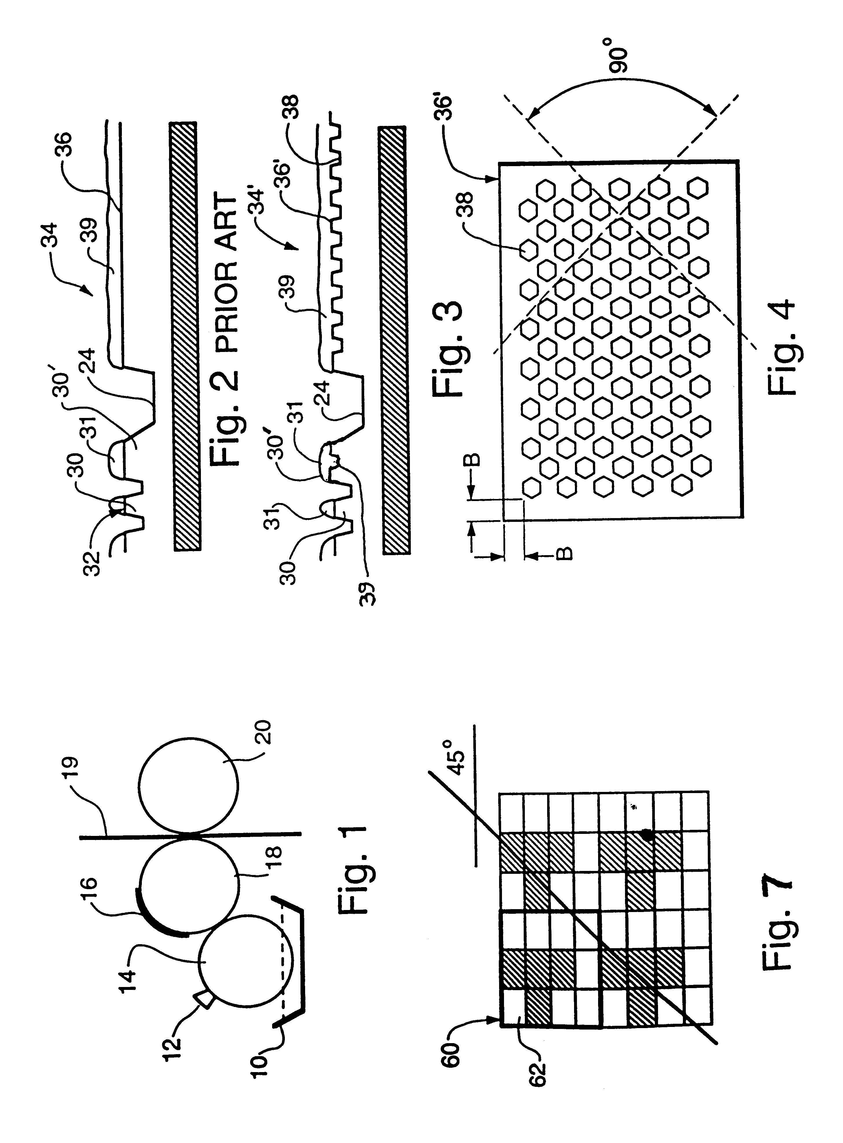 Printing plates containing ink cells in both solid and halftone areas