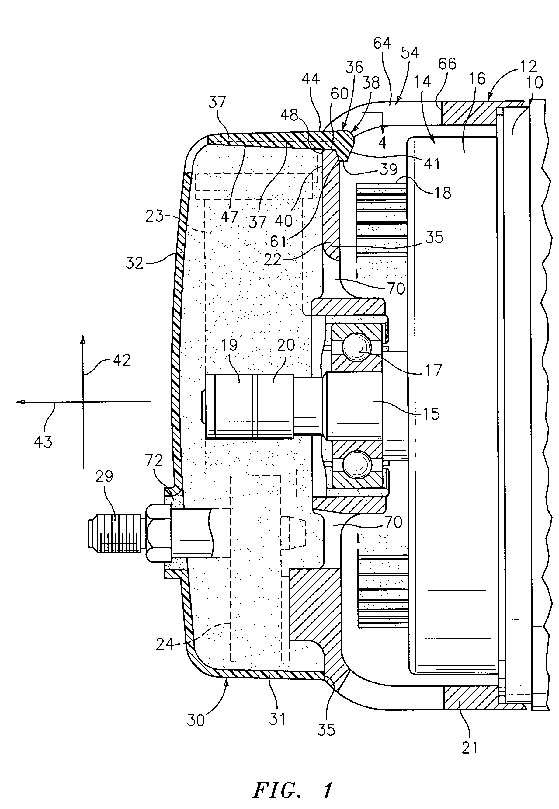 Method and apparatus for attachment of a cover for a dynamoelectric machine