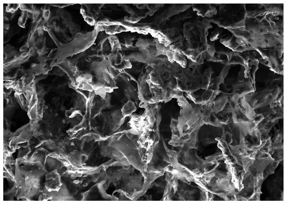 Preparation method of a composite bone tissue engineering scaffold material