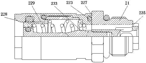 Fluid connector module and female end connector thereof