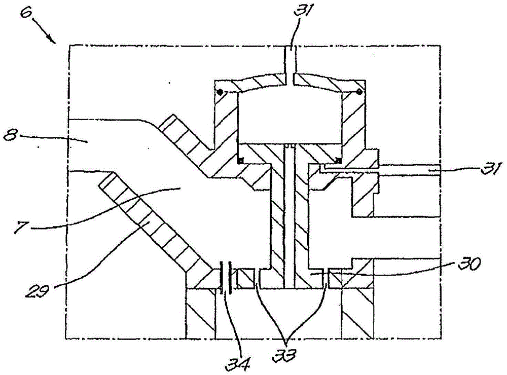 Liquid injected screw compressor, controller for the transition from an unloaded state to a loaded state of such a screw compressor and method applied therewith