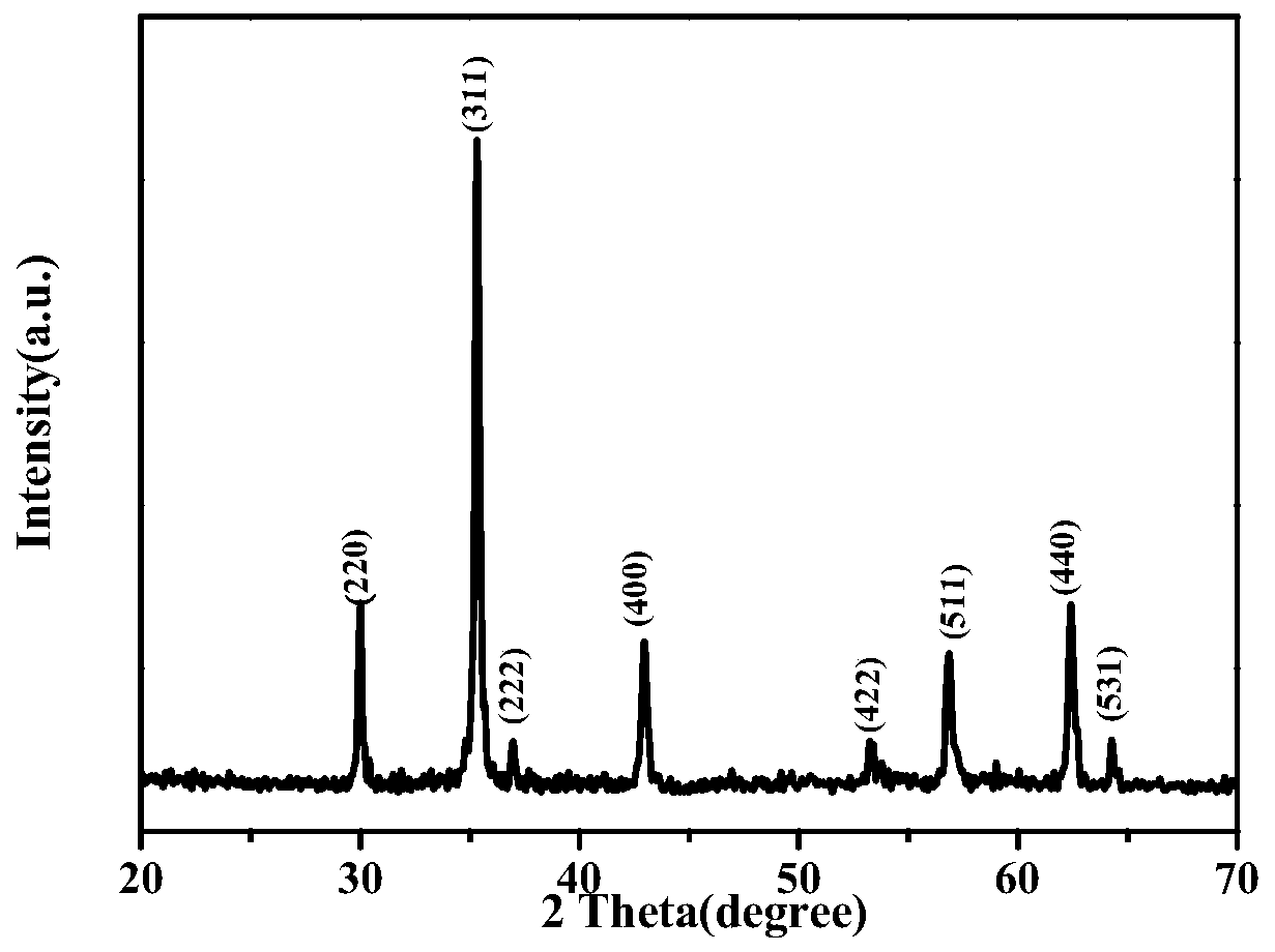 Preparation method for NiZn ferrite film