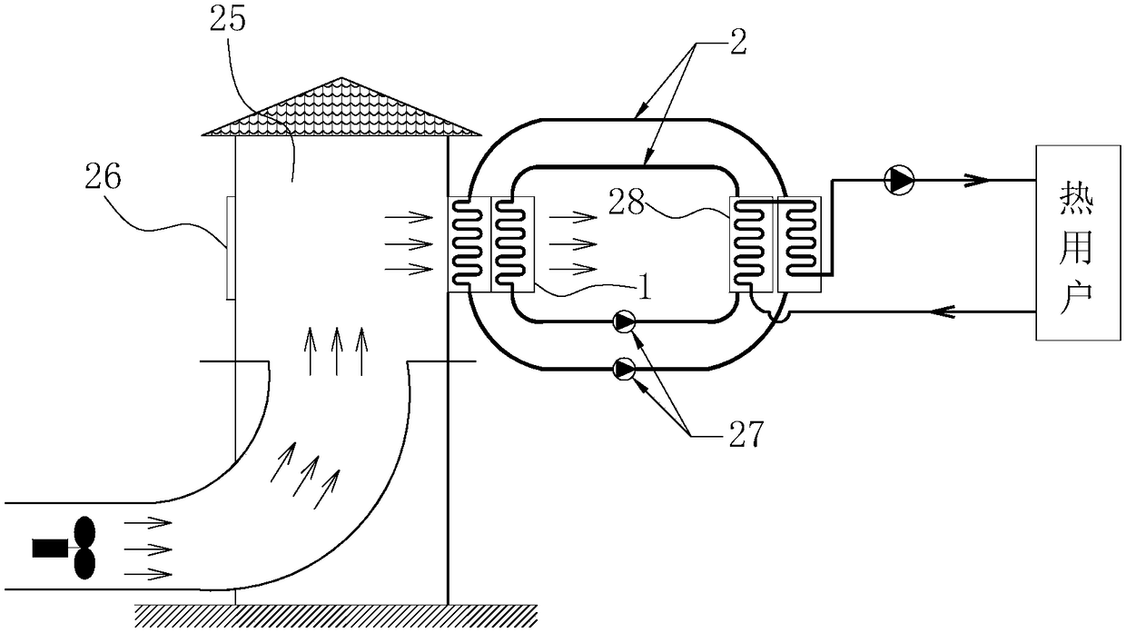 Defrosting group control method for direct-cooling type deep-enthalpy heat removal air return heat pump system