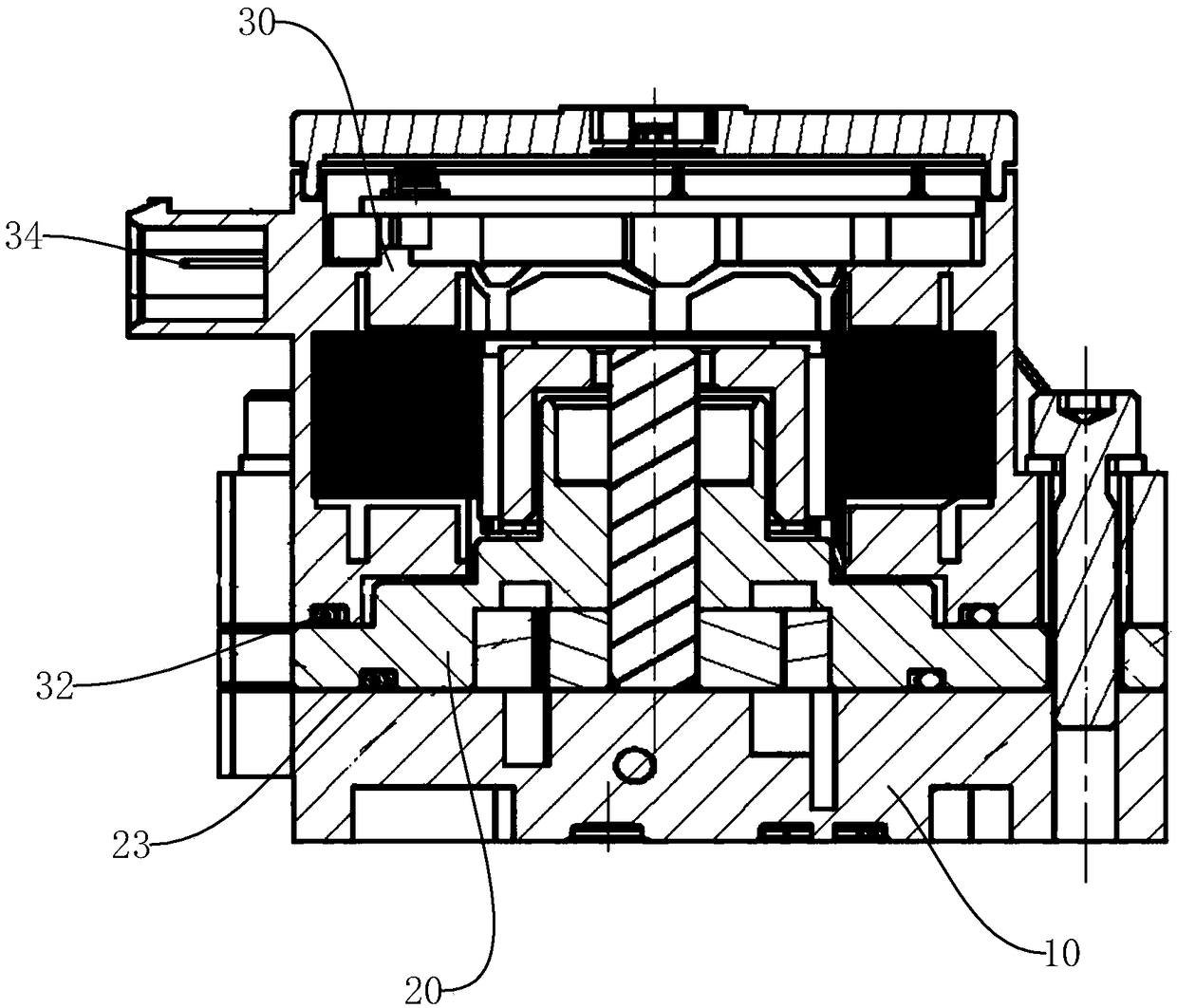 Engine idling start-stop system oil pump