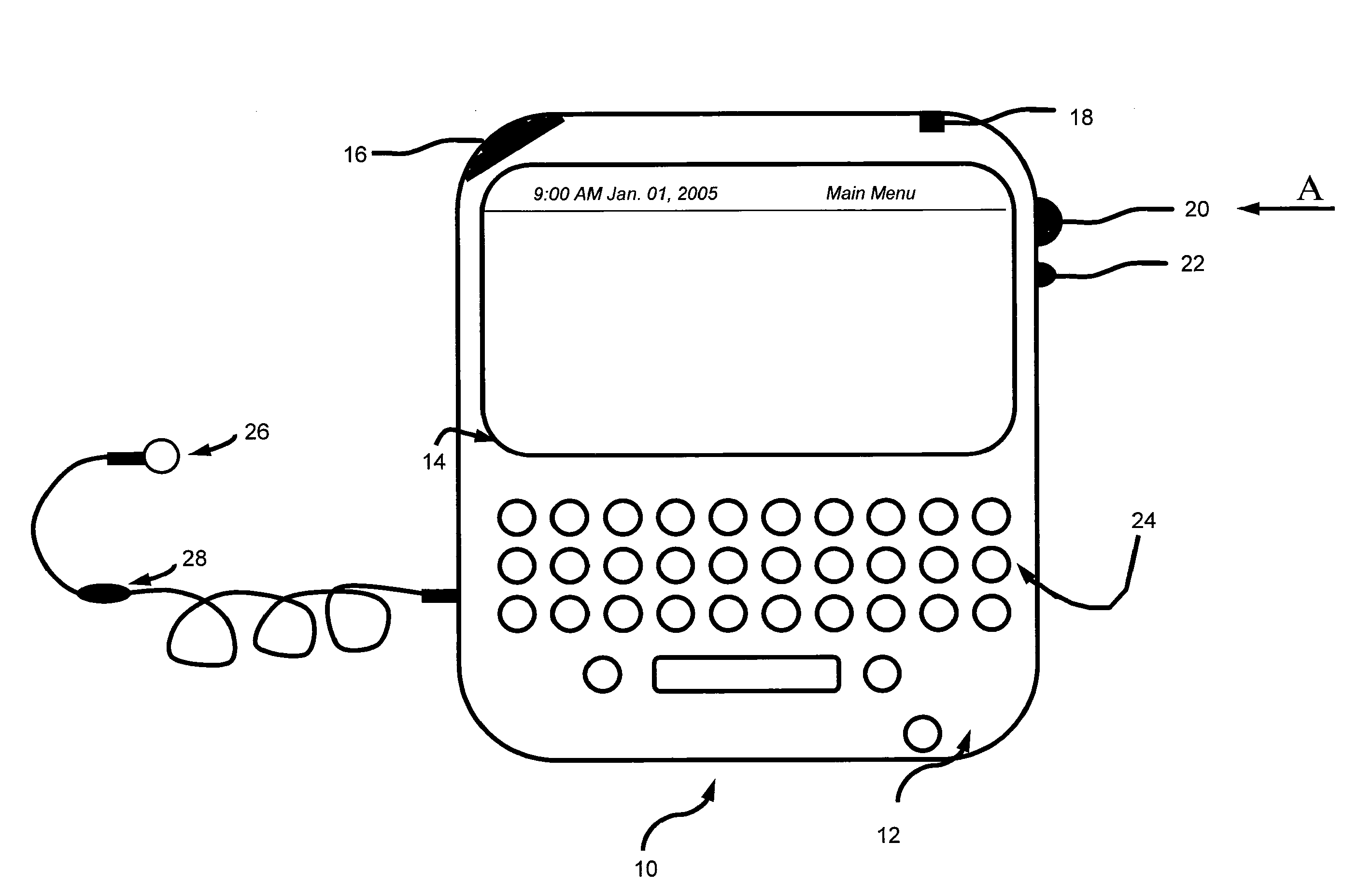 System and method for adjusting icons, text and images on an electronic device