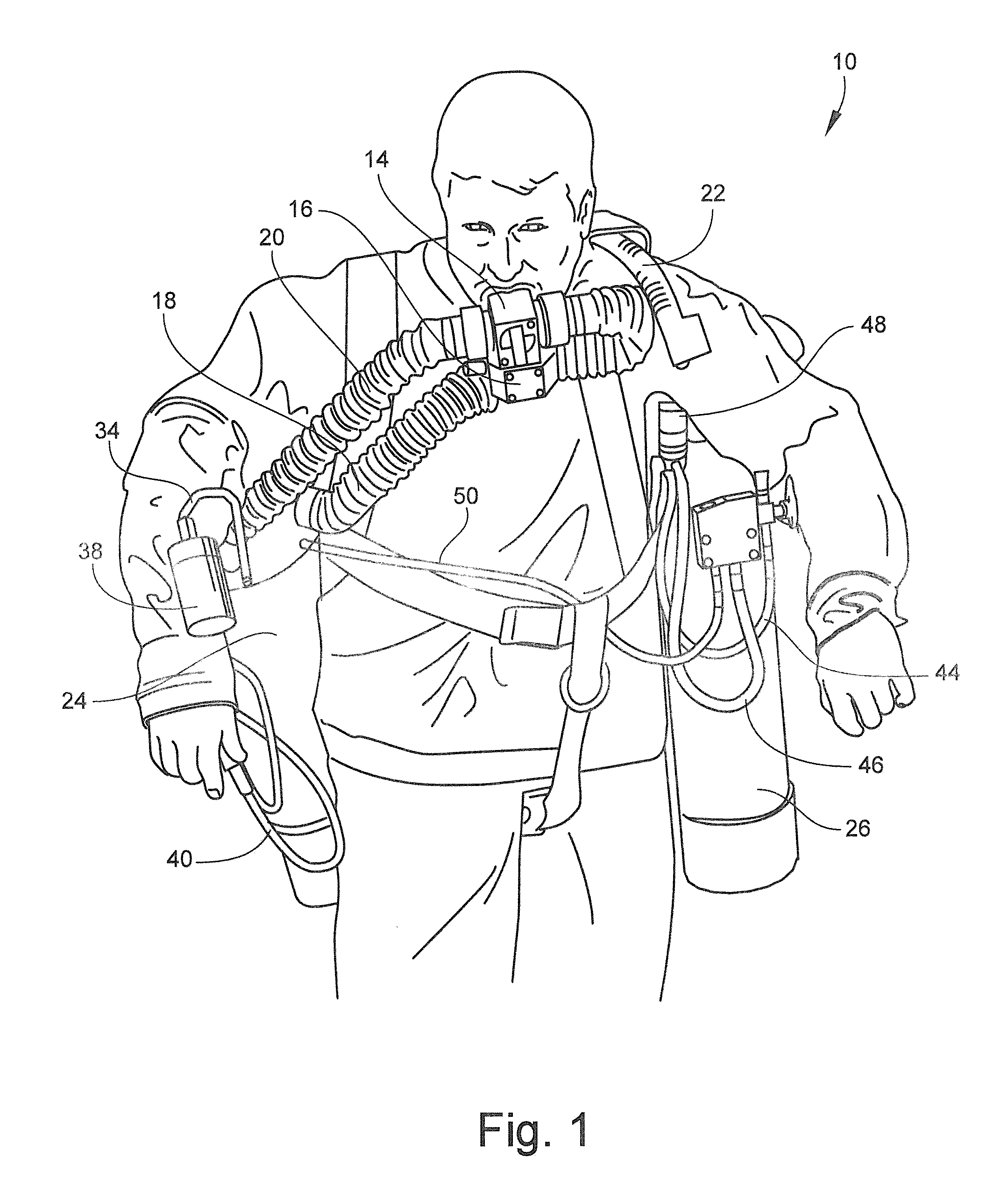 Closed circuit rebreather