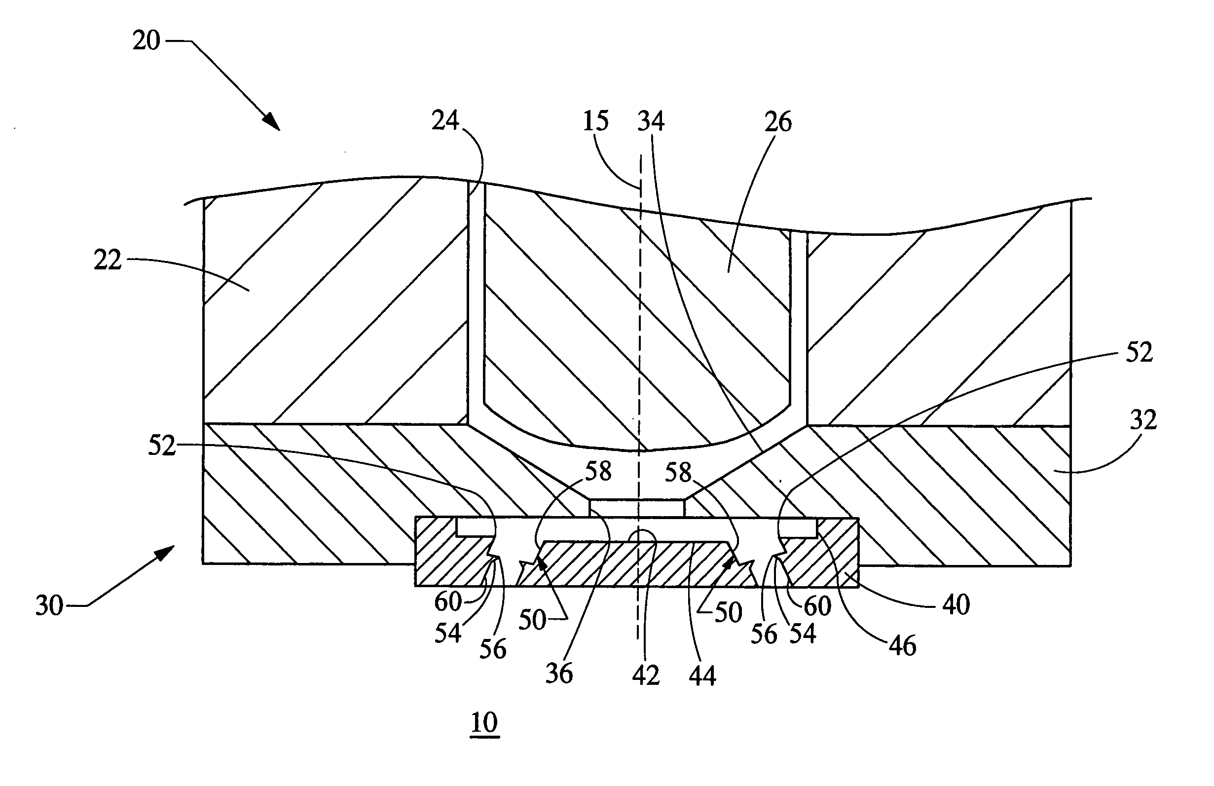 Low pressure fuel injector nozzle