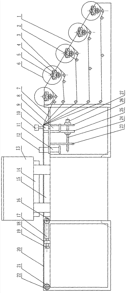 Die-cutting process and die-cutting production equipment for abrasive paper and cloth