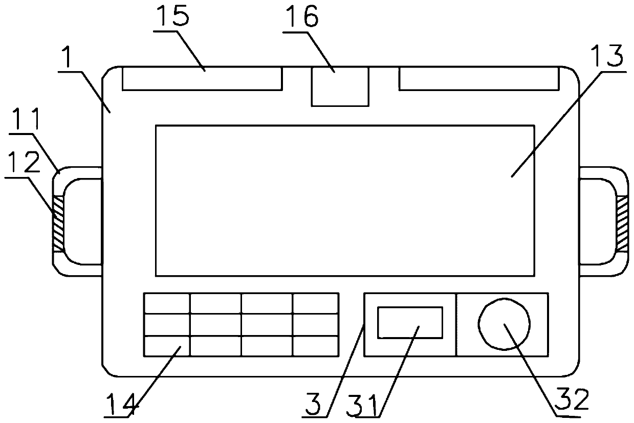 Urban geographic data acquisition handheld equipment