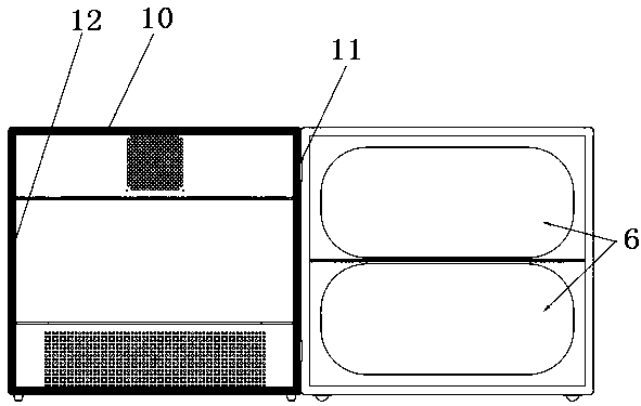 Novel light quantum plug-in type sterilizing and deodorizing shoe cabinet