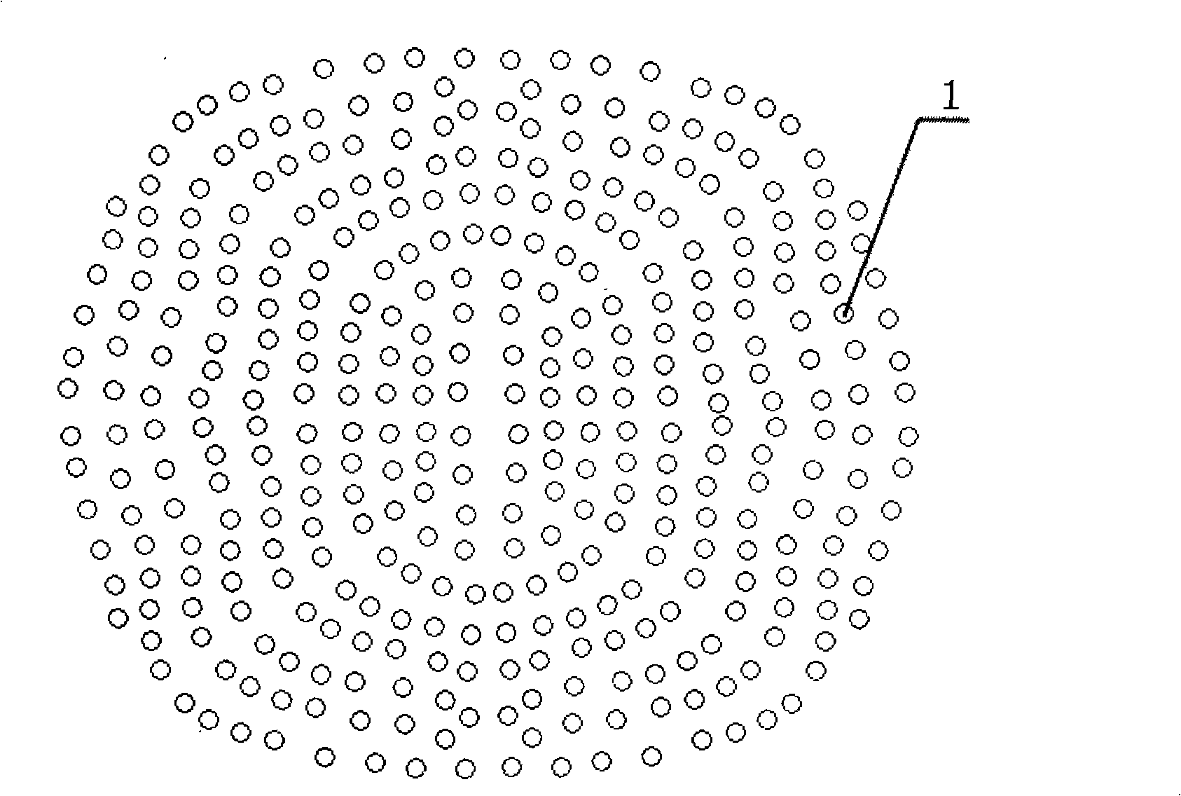 Display screen with random arrangement LED pixel points and preparation method thereof