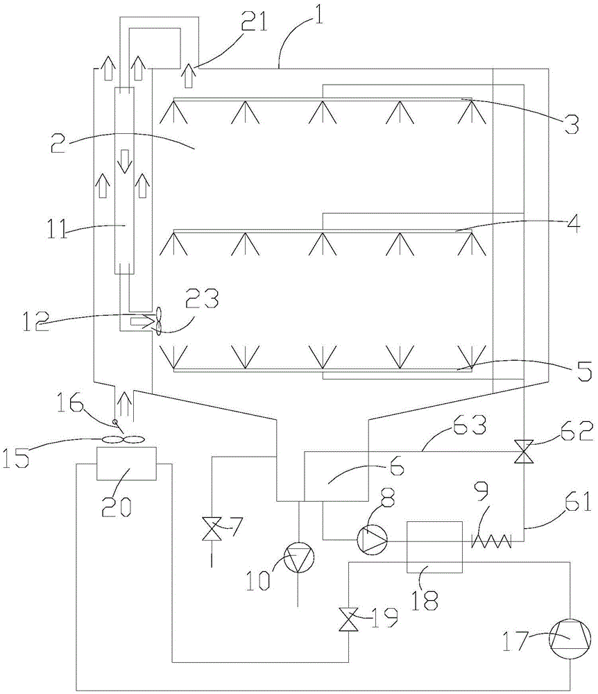 Heat pump dish washing machine and control method thereof