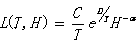 Compound polyimide retainer storage life prediction method