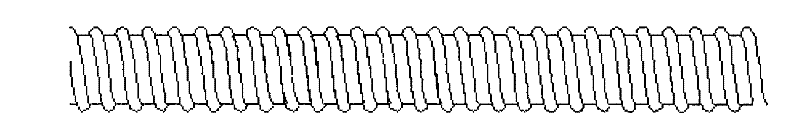 Brazing diamond fret saw with grinding materials being arranged in order in spiral shape and manufacturing process thereof