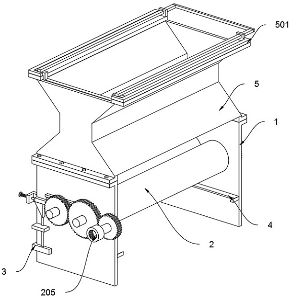 An open mill for processing recycled rubber