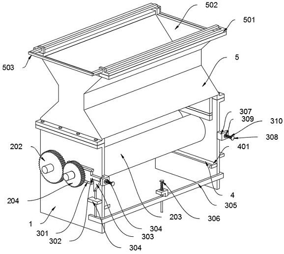 An open mill for processing recycled rubber