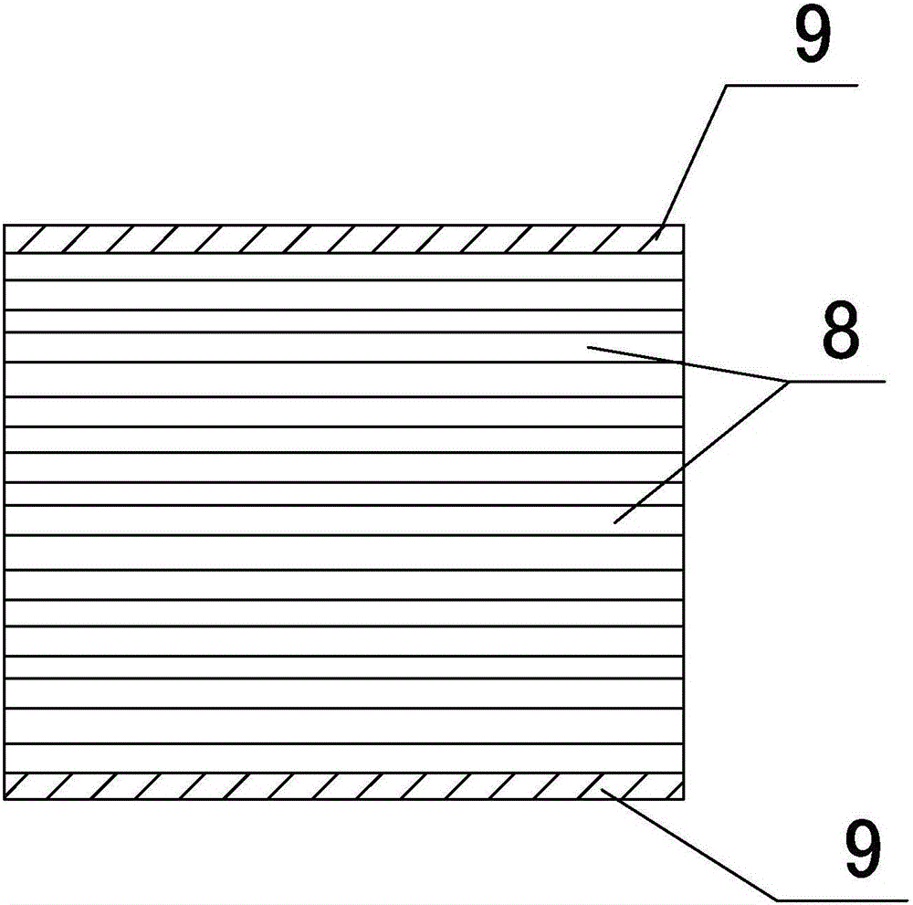 Core material for vacuum insulation plate and vacuum insulation plate form by same