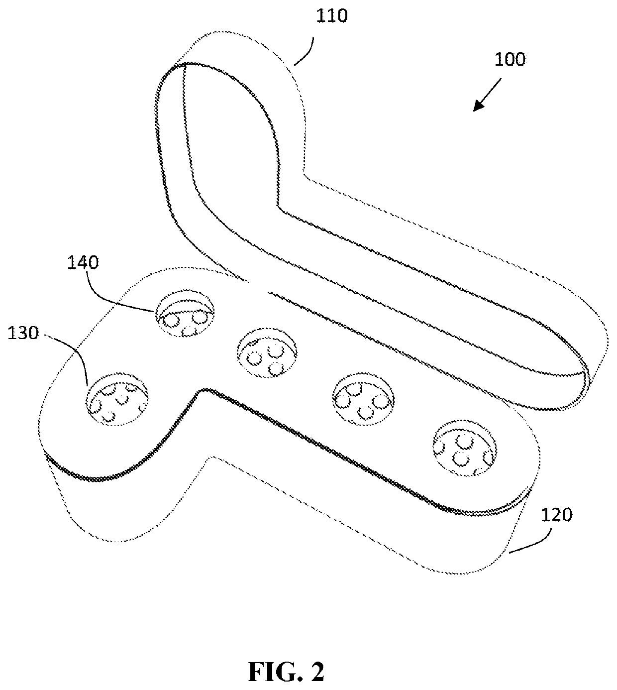 Nail polish removing device