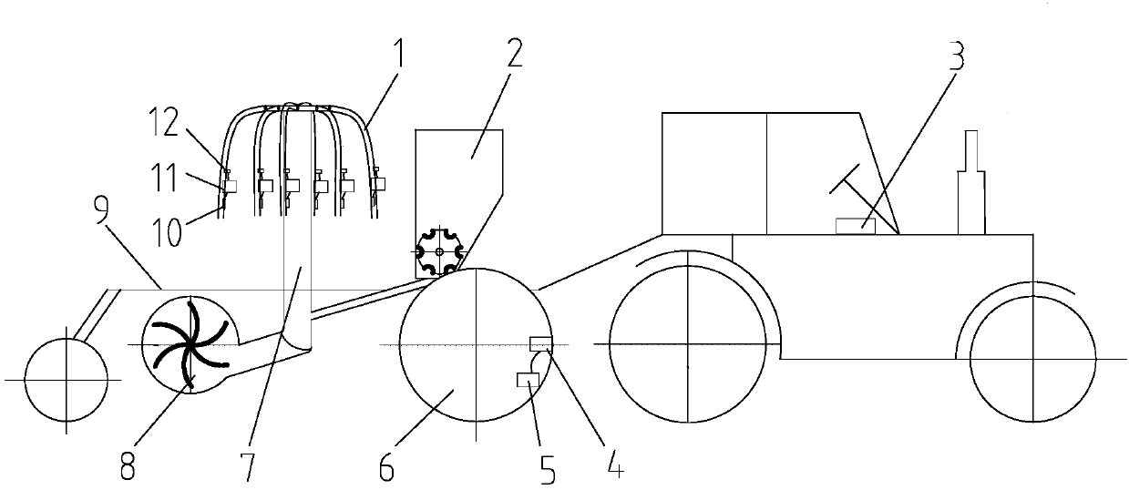 Pneumatic conveying type precision combined seed and fertilizer drill, and miss-seeding and blocking detection method and device thereof