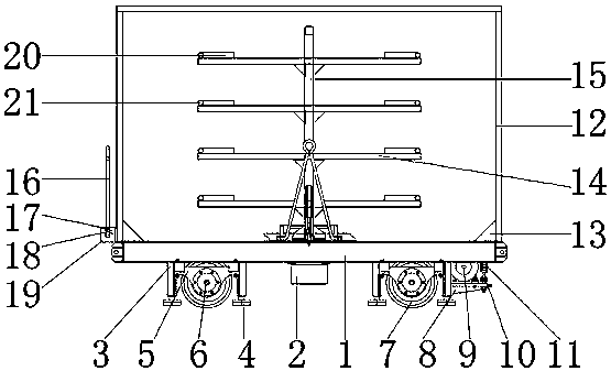 Storage shelf for mathematical drawing tools